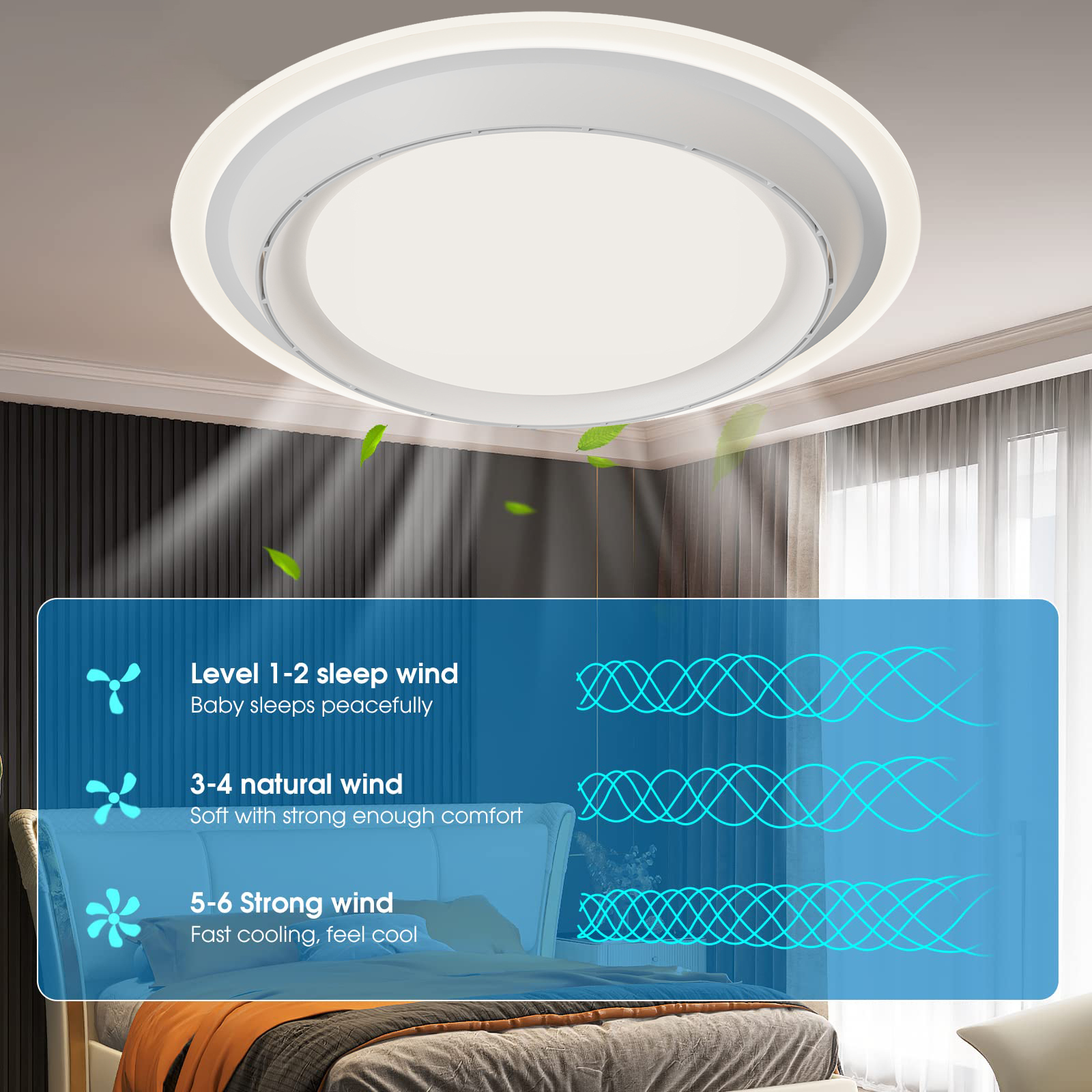 Modern Minimalist Leafless Cei - Decor Lighting Ceiling Fans 리뷰 및 가격