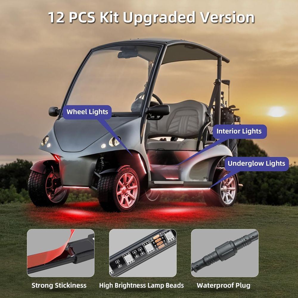 Gol Cart LED Strip Lights, Und - Led Lighting Decor 리뷰 및 가격