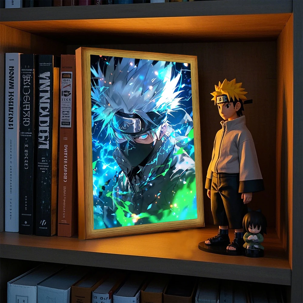 Anime Naruto Figure Sticker Li - Lighting Room Decor Photo 리뷰 및 가격