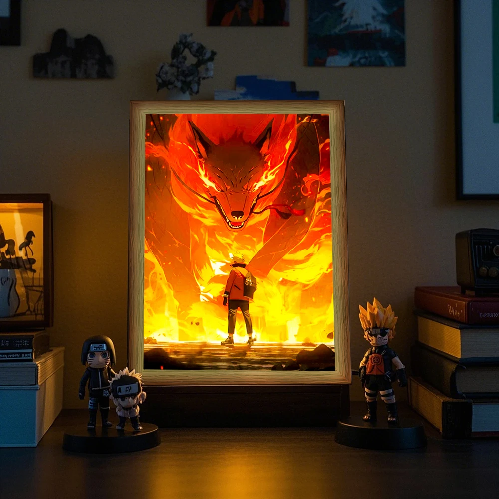 Anime Naruto Figure Sticker Li - Lighting Room Decor Photo 리뷰 및 가격