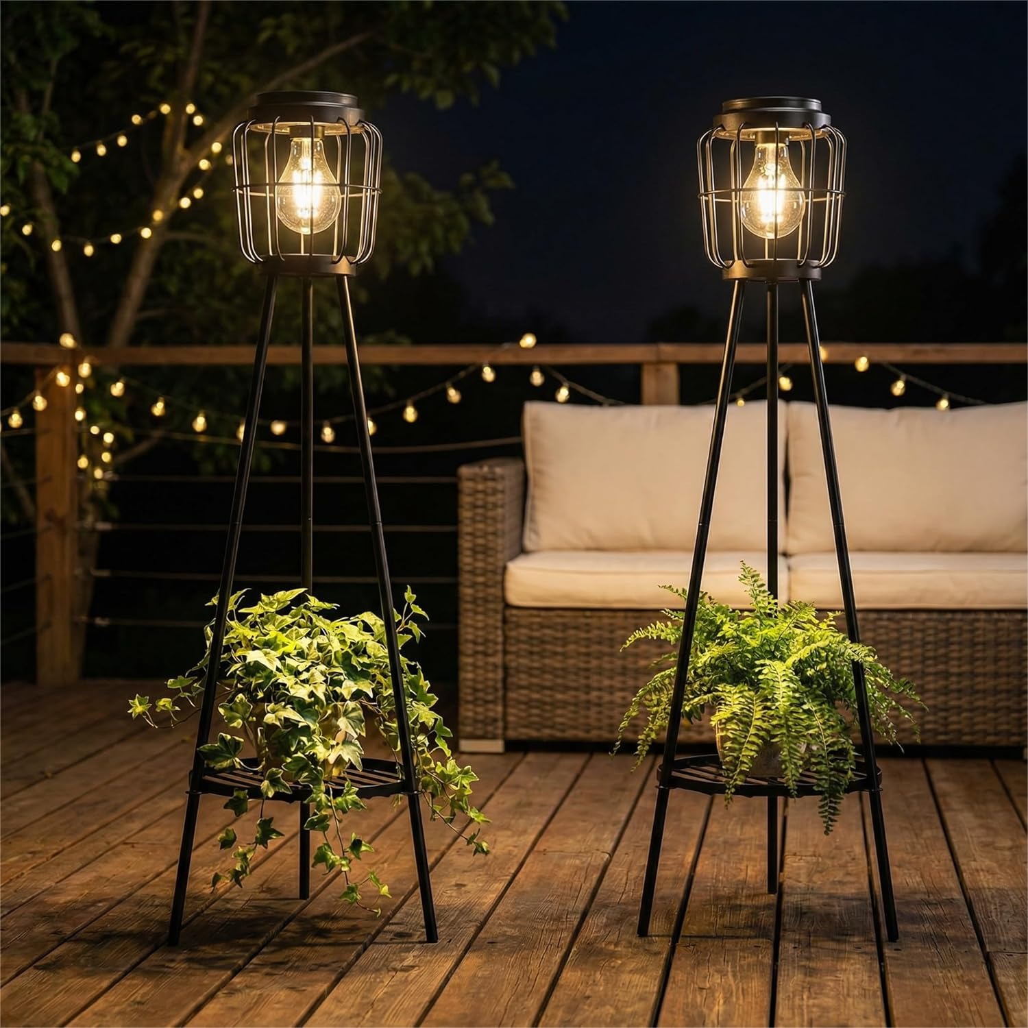 Solar Lights with Plant Stand, - Decor Lighting Pack 리뷰 및 가격