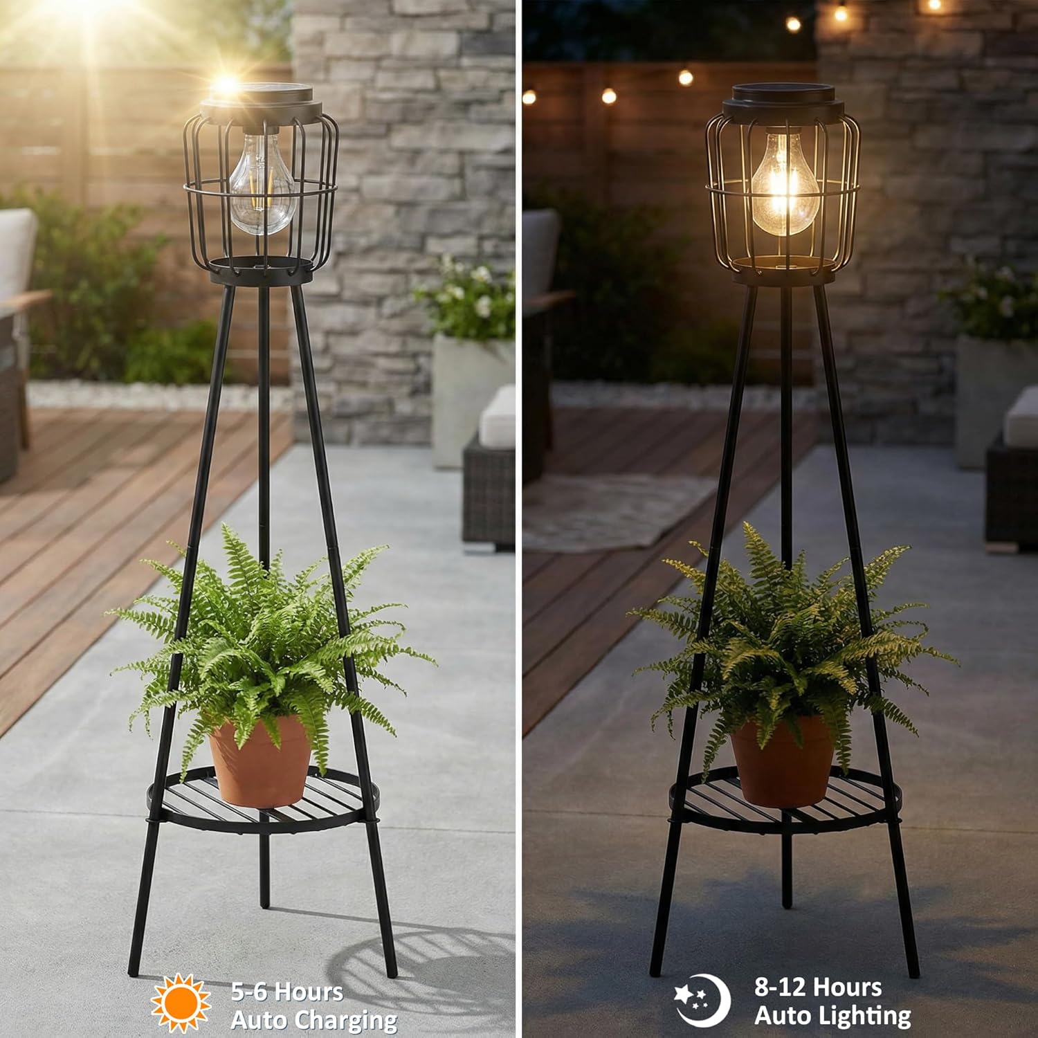 Solar Lights with Plant Stand, - Decor Lighting Pack 리뷰 및 가격