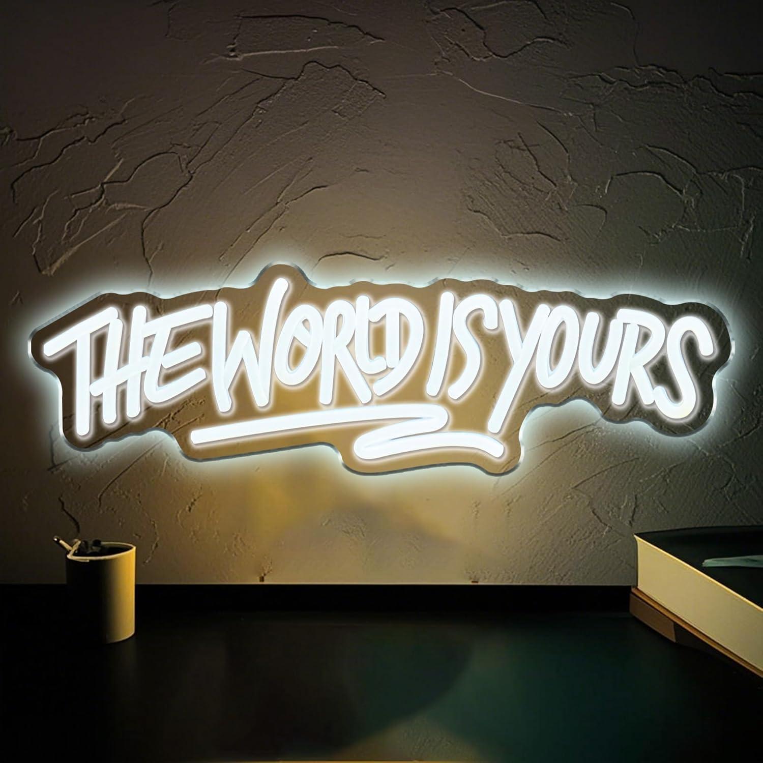 The World is Yours Neon Sign U - Lighting Decoration For Wedding 리뷰 및 가격