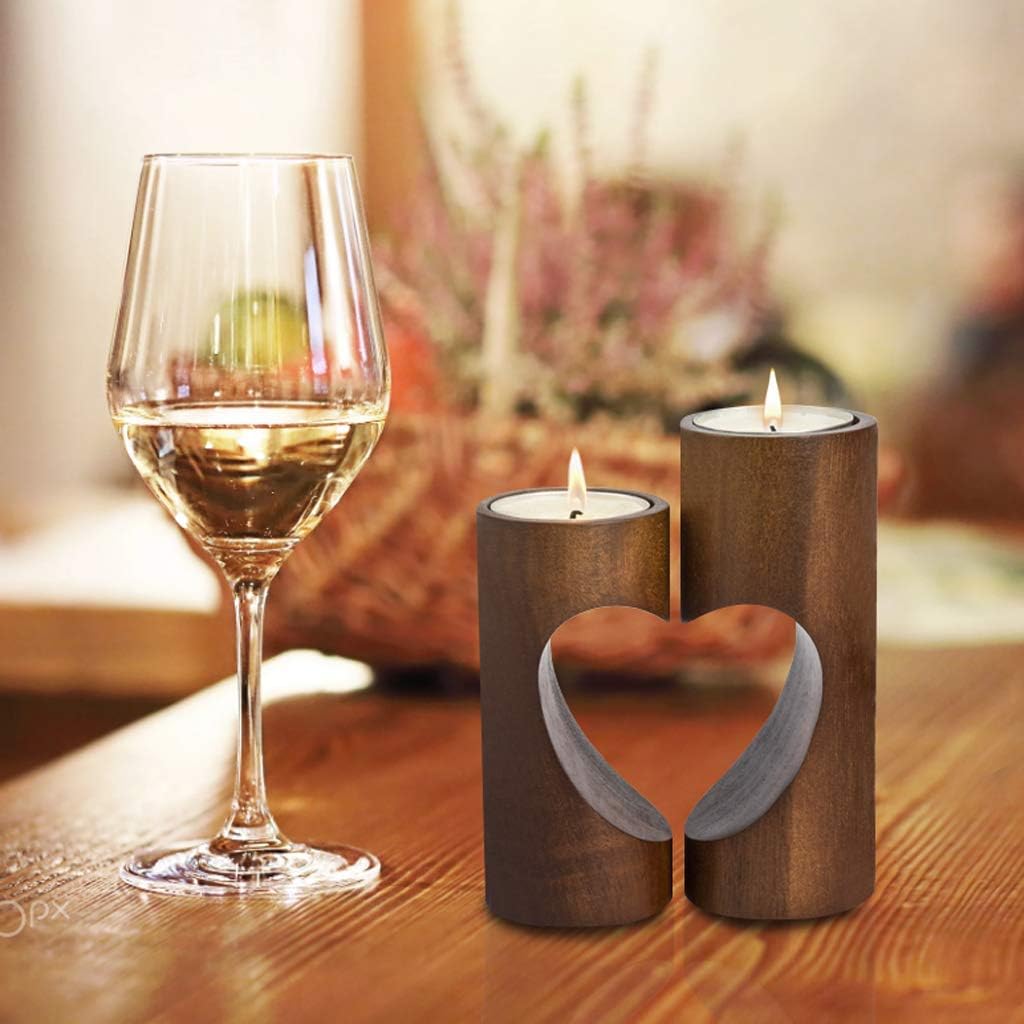 Wood Tealight Candle Holders,  - Candle Holder Set 리뷰 및 가격