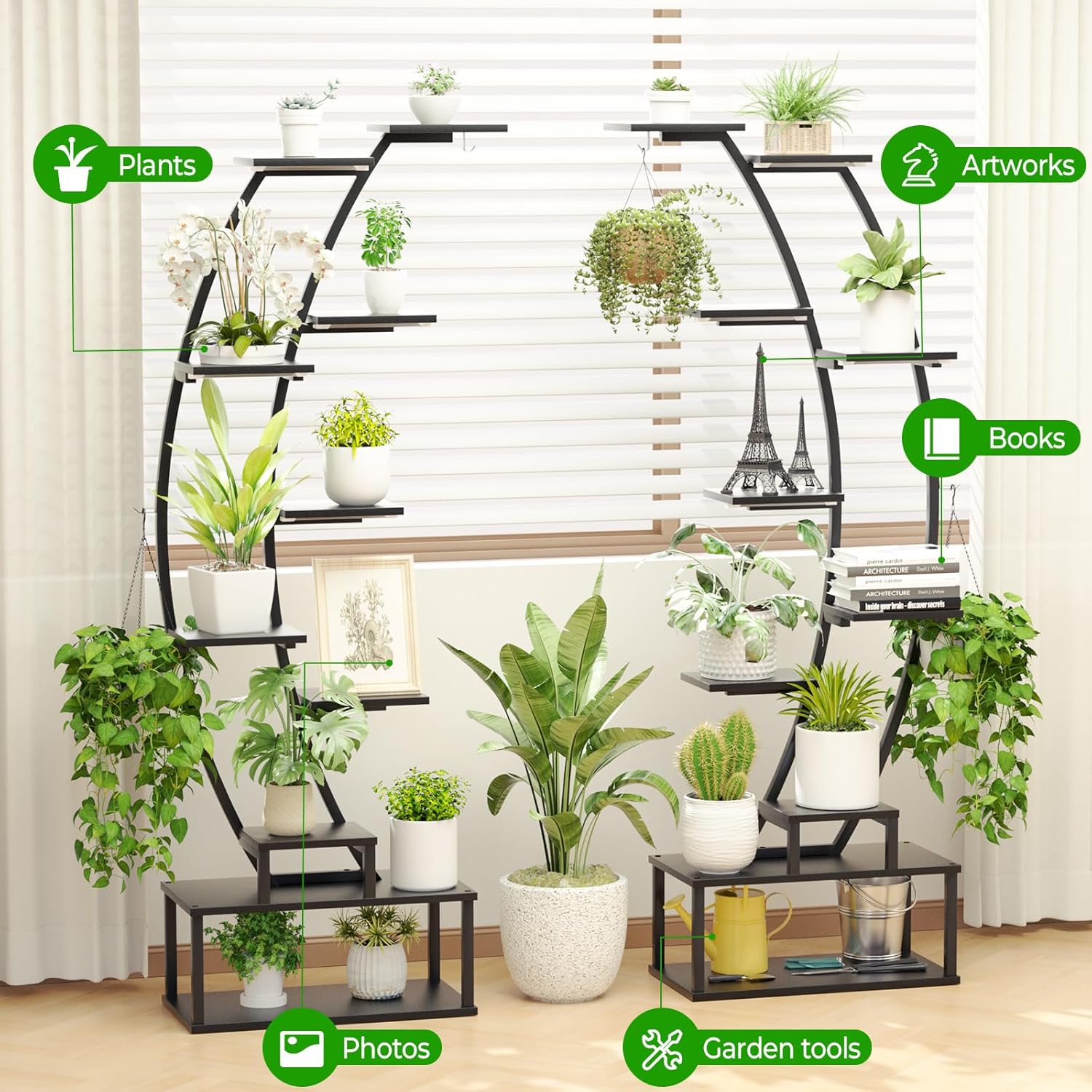 10-Tier Indoor Plant Stand wit - Decor Lighting Pack 리뷰 및 가격