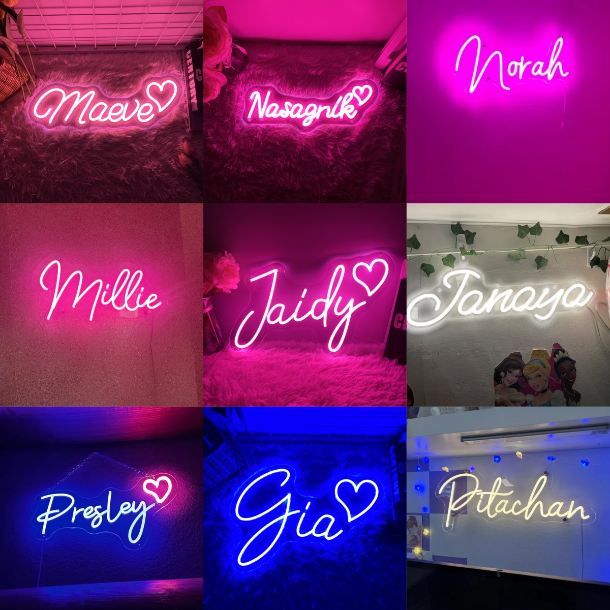 Custom Neon Led Kids Name Neon - Neon Sign Custom Led 리뷰 및 가격