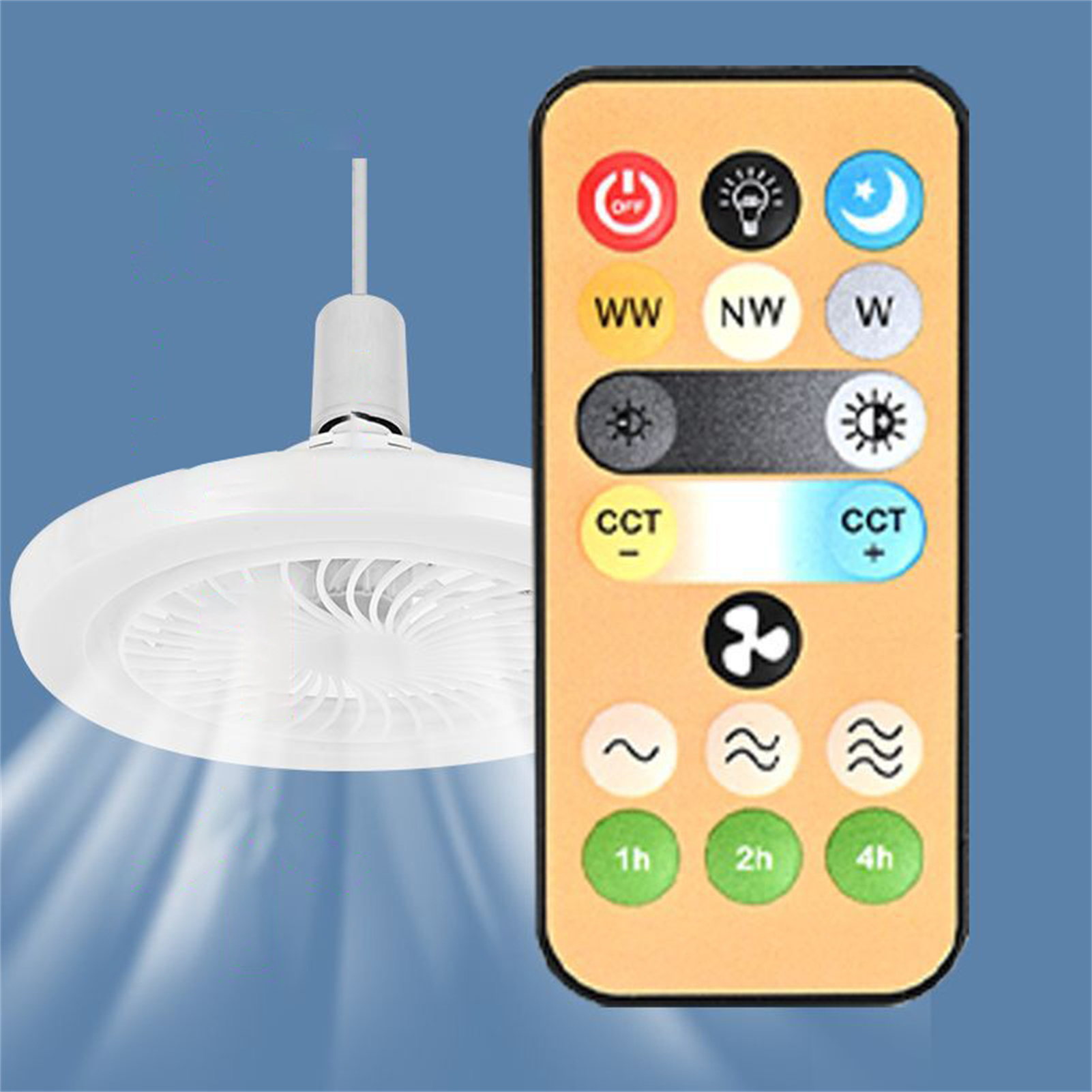 E27 Smart Fan Light Remote Con - Decor Lighting Ceiling Fans 리뷰 및 가격