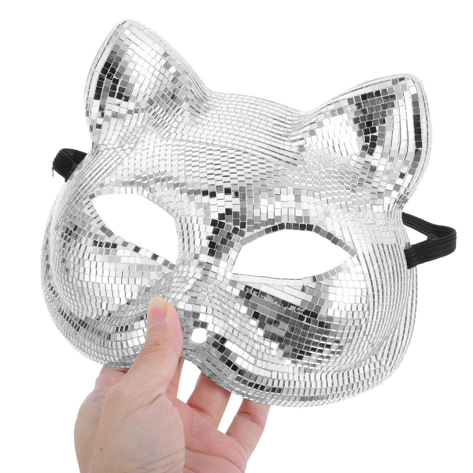 Rhinestone Mirror Cat Masquera - Disco Ball Mirror 리뷰 및 가격