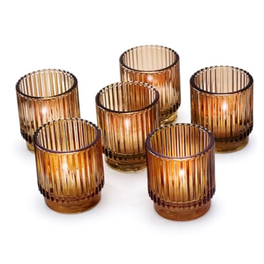 Vintage Glass Tealight and Amb - Candle Holder Set 리뷰 및 가격