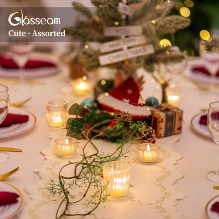 Clear Glass Votive Candle Hold - Candle Holder Set 리뷰 및 가격