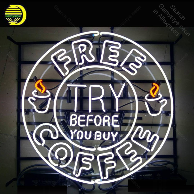 NEON SIGN For Free Coffee Shop - Decor Lighting India 리뷰 및 가격