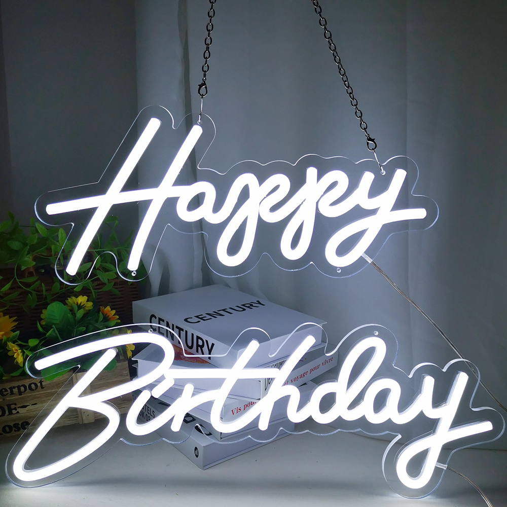 Happy Birthday Neon Sign 45-76 - Neon Sign Custom Led 리뷰 및 가격
