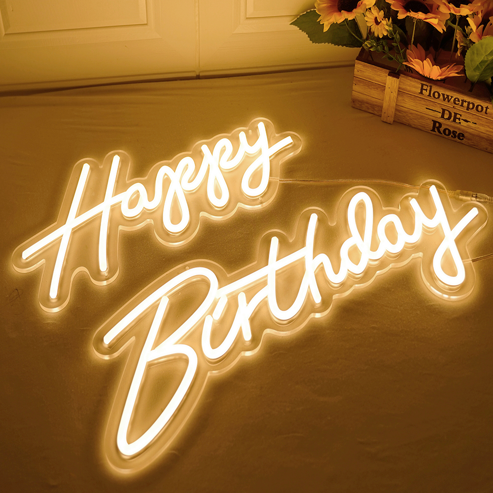 Happy Birthday Neon Sign 45-76 - Neon Sign Custom Led 리뷰 및 가격