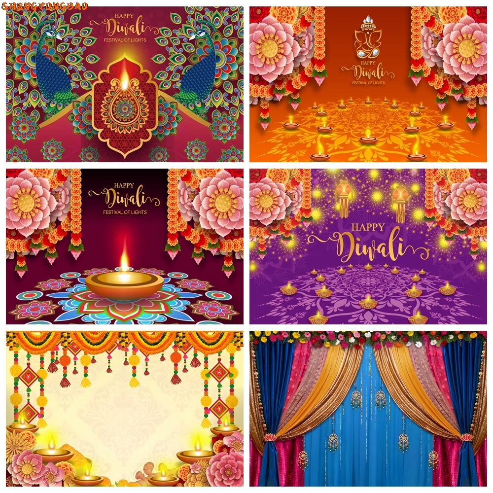 Happy Diwali Backdrop for Phot - Decor Lighting India 리뷰 및 가격
