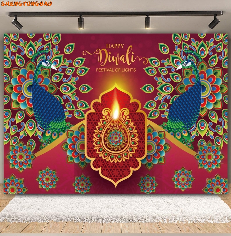 Happy Diwali Backdrop for Phot - Decor Lighting India 리뷰 및 가격