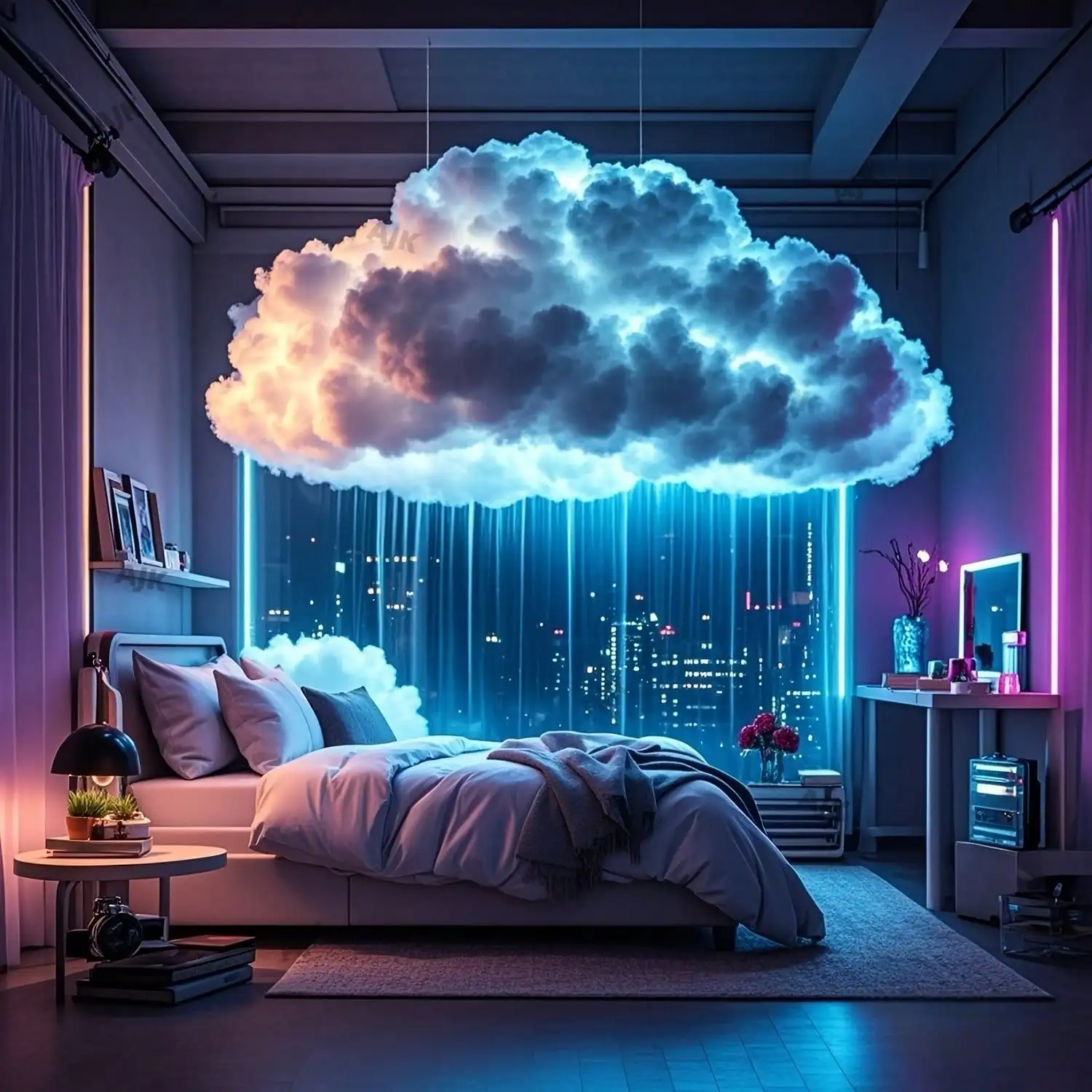 3D Thundercloud LED Atmosphere - Garage Lighting Decor 리뷰 및 가격