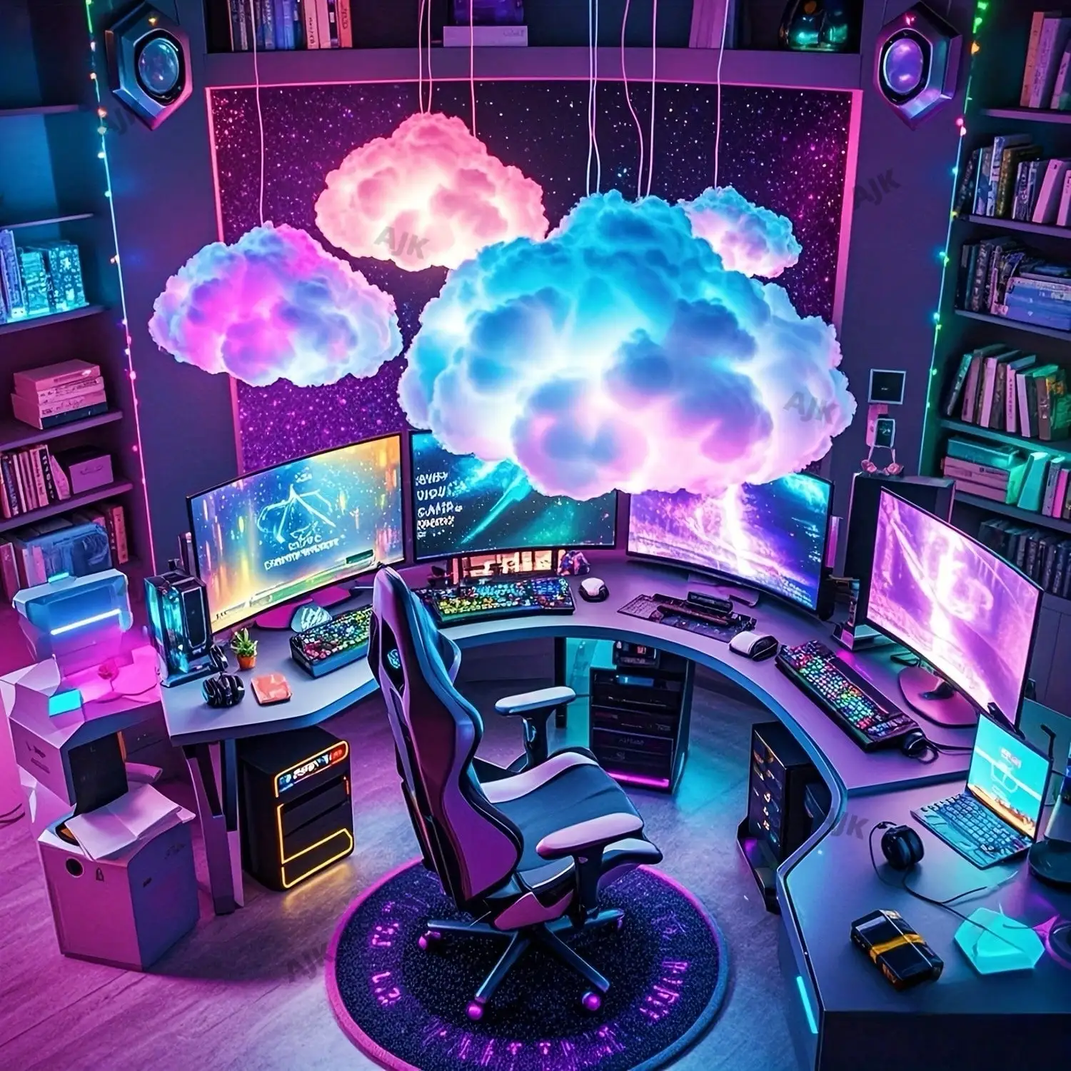 3D Thundercloud LED Atmosphere - Garage Lighting Decor 리뷰 및 가격