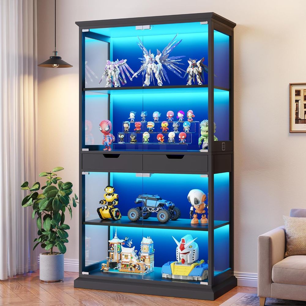 68 Tall Glass Display Cabinet  - Lighting & Home Decor Studio Photos 리뷰 및 가격