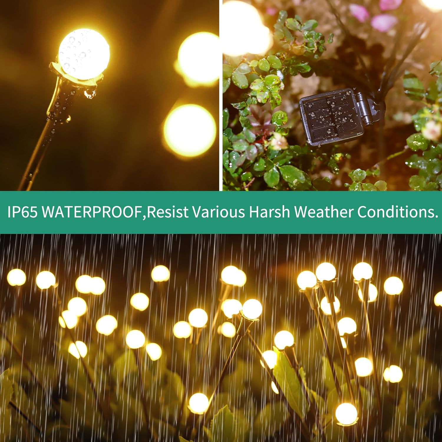 Solar Lights Outdoor Waterproo - Decor Lighting Pack 리뷰 및 가격