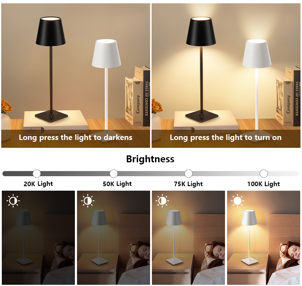 LED Rechargeable Desk Light Wi - Lighting Decoration In Bedroom 리뷰 및 가격