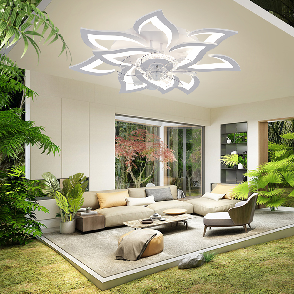 Flower Ceiling Fan with Lighti - Decor Lighting Ceiling Fans 리뷰 및 가격
