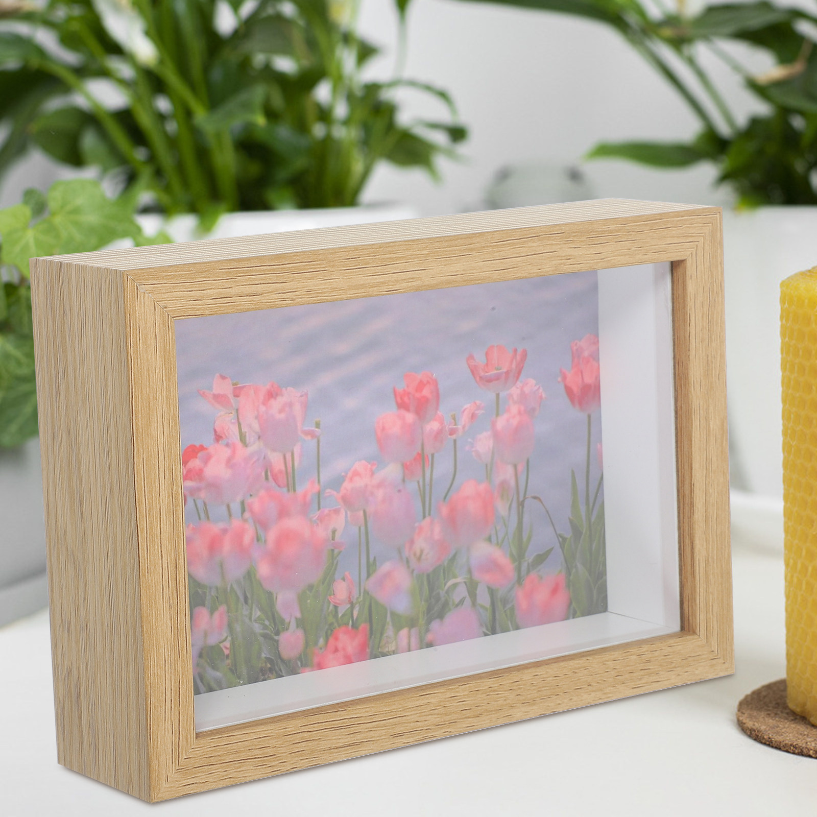 Tulip Night Photo Frame With W - Lighting Room Decor Photo 리뷰 및 가격