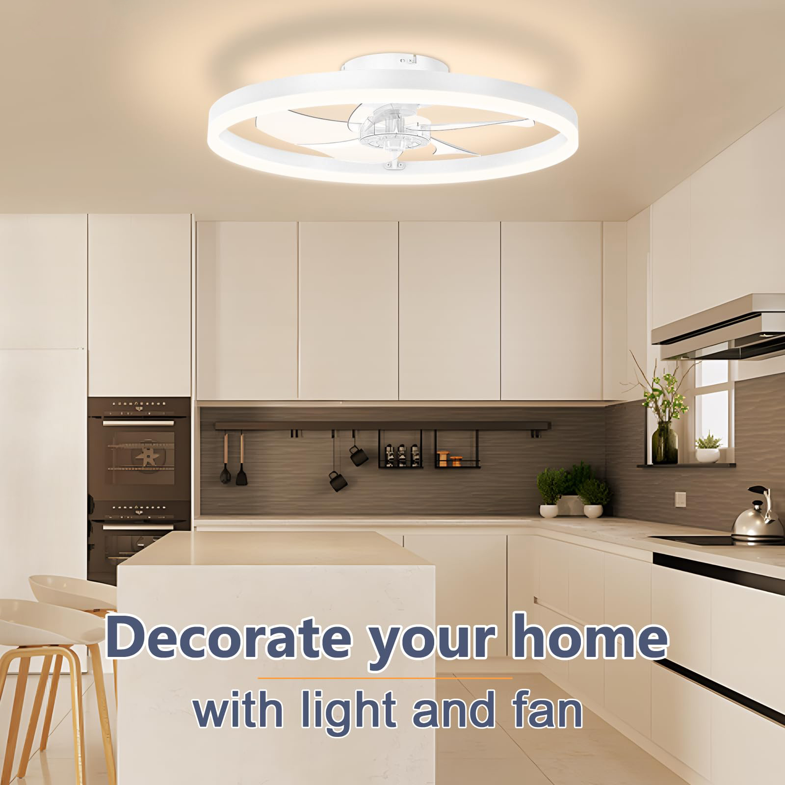 IRALAN Modern Ceiling Fan LED  - Decor Lighting Ceiling Fans 리뷰 및 가격